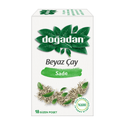 Doğadan Beyaz Çay Sade 18 Süzen Poşet