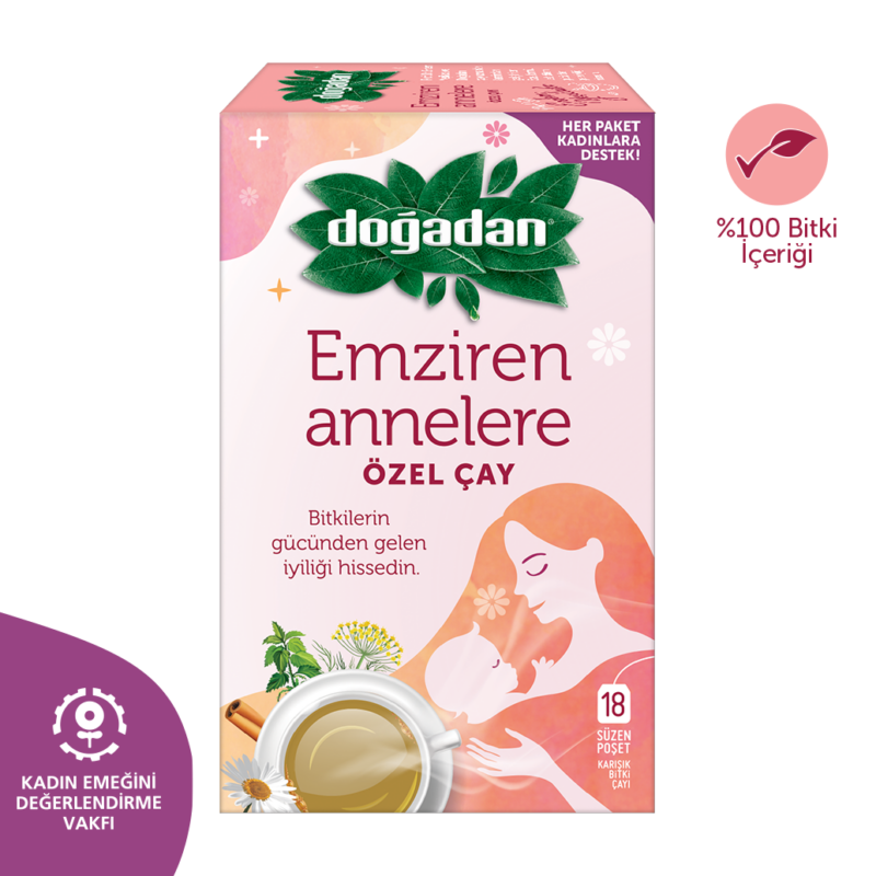 5158d40a-4794-440c-802c-58d7fc5771d6.png Doğadan Emziren Annelere Özel Çay 18 Süzen Poşet - Görsel 1