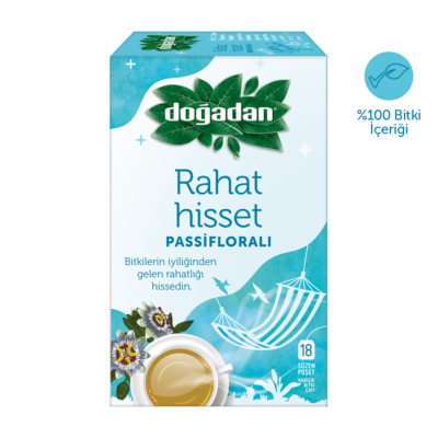 Doğadan Passifloralı Rahat Hisset Relax Bitki Çayı 18 Süzen Poşet