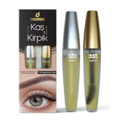 Destek Kaş Kirpik Bakım Yağı 10 + 10 ml