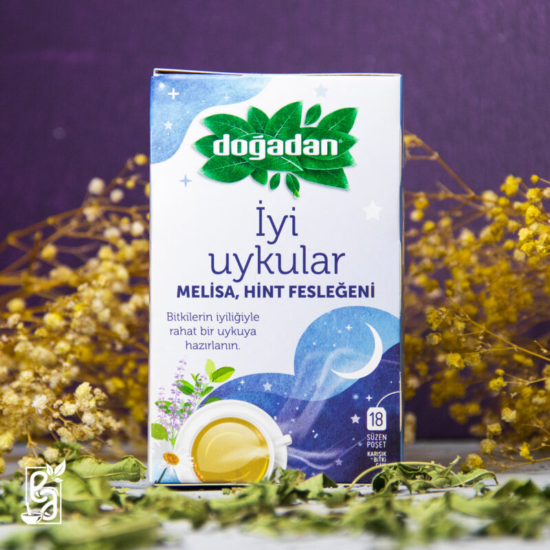 Doğadan Melisa ve Hint Fesleğenli İyi Uykular Çayı 18 Süzen Poşet - Görsel 2