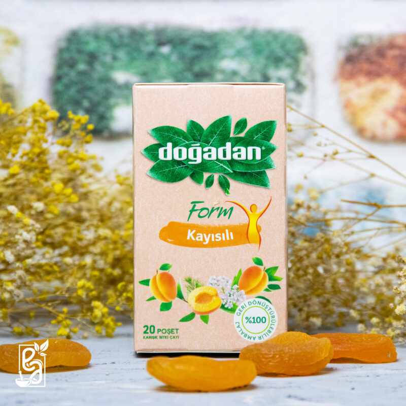 Doğadan Kayısılı-1 Doğadan Form Kayısılı 20 Poşet Karışık Bitki Çayı - Görsel 3